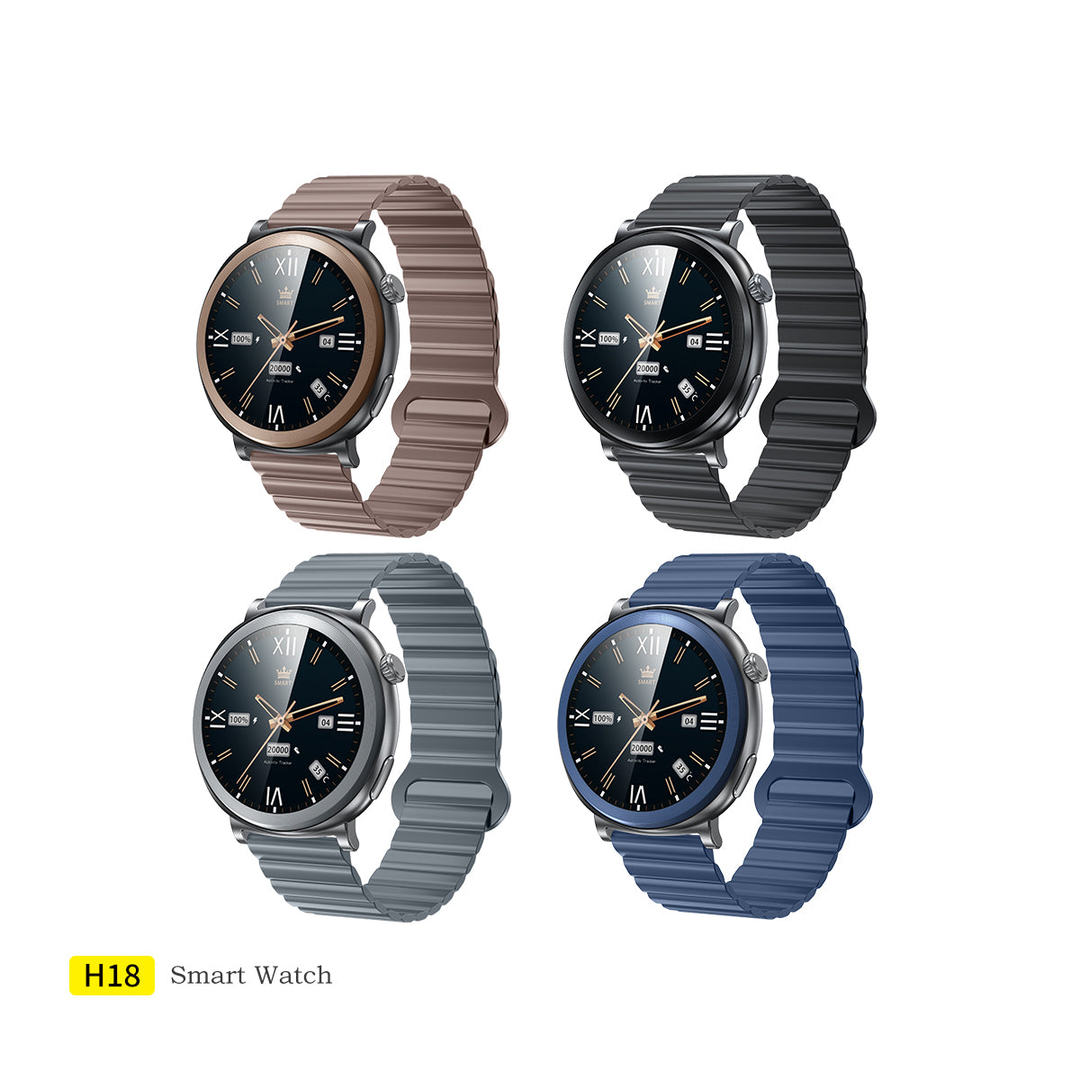 AWEI Series 18 手表（AMOLED显示屏，健康追踪，专业防水）