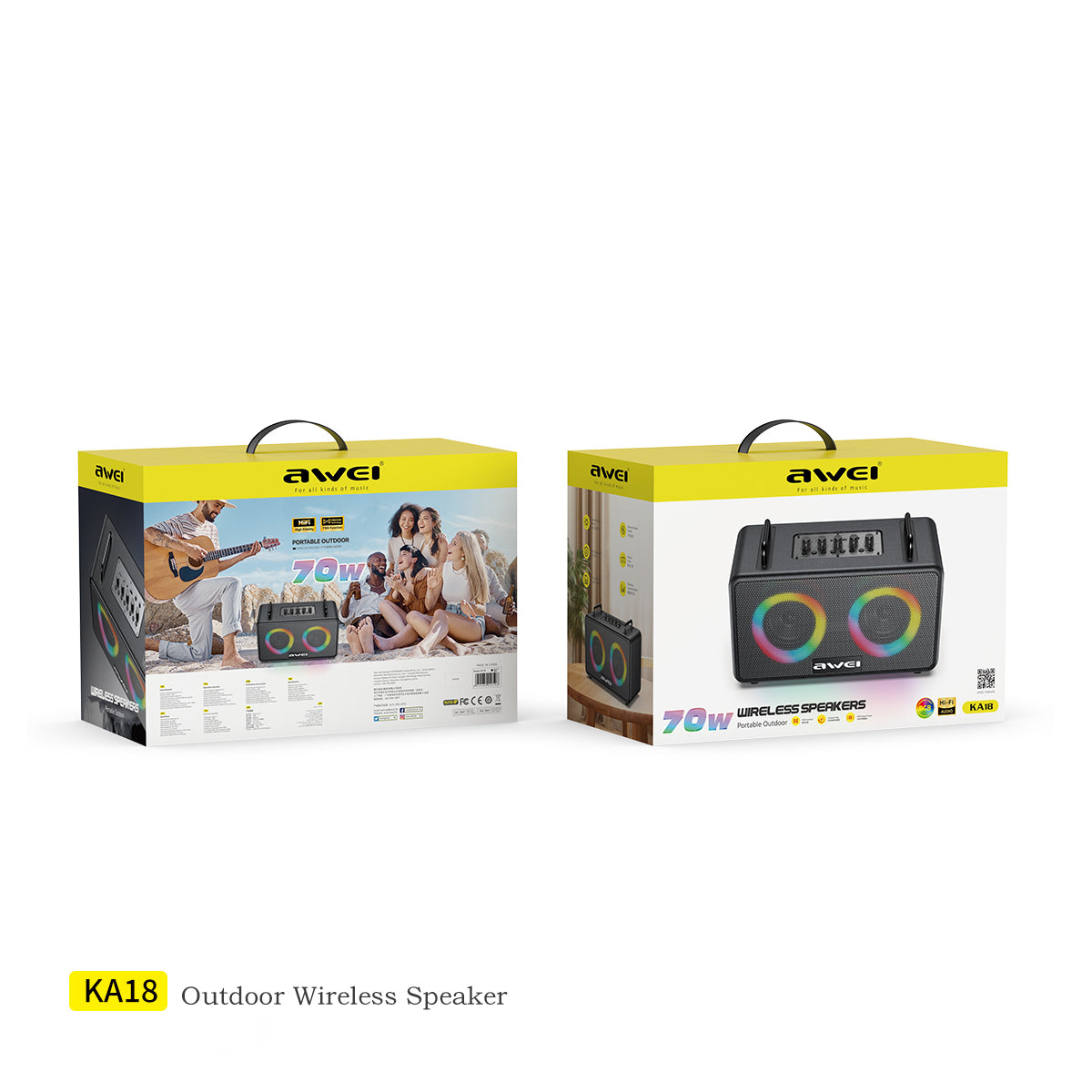 AWEI KA18 扬声器（音频手工声响）