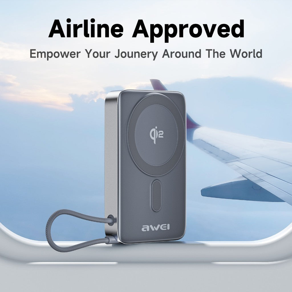 Awei Qi2 35W 10000mAh MagX 磁性充电宝